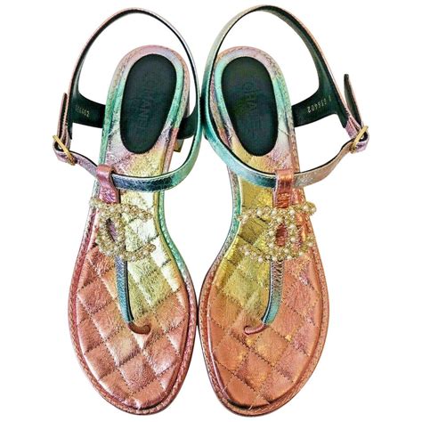 chanel colorful sandals|new Chanel sandals 2020.